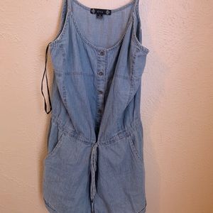 Denim Romper